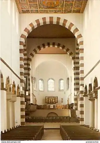 Ansichtskarte Deutschland - Niedersachsen - Hildesheim - Michaeliskirche - Mittelschiff (649)