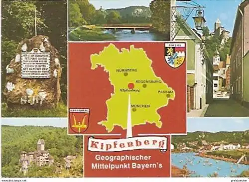 Ansichtskarte Deutschland - Bayern - Kipfenberg - Geographischer Mittelpunkt Bayerns (494)