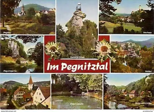 Ansichtskarte Deutschland - Bayern - Im Pegnitztal - Mehrbildkarte (789)