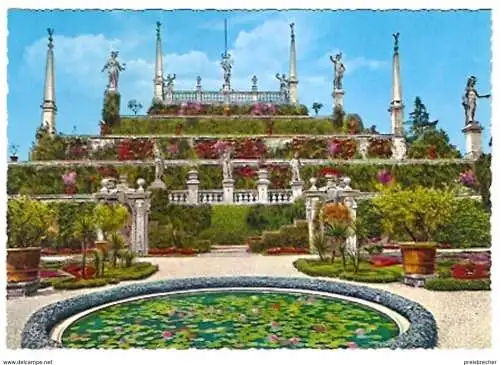 Ansichtskarte Italien - Lago Maggiore / Isola Bella - Giardino (1101)
