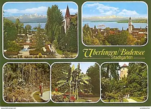 Ansichtskarte Deutschland - Baden-Württemberg - Überlingen / Bodensee - Stadtgarten (1220)
