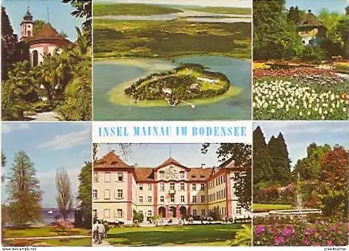 Ansichtskarte Deutschland - Baden-Württemberg - Insel Mainau im Bodensee - Mehrbildkarte (1171)