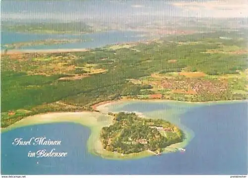 Ansichtskarte Deutschland - Baden-Württemberg - Insel Mainau im Bodensee - Luftaufnahme (1176)