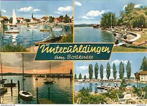 Ansichtskarte Deutschland - Baden-Württemberg - Unteruhldingen am Bodensee - Mehrbildkarte (737)