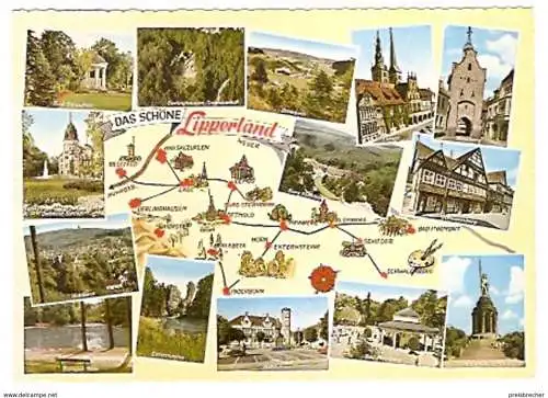 Ansichtskarte Deutschland - Nordrhein-Westfalen - Das schöne Lipperland - Mehrbildkarte (1073)