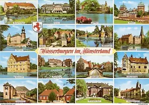 Ansichtskarte Deutschland - Nordrhein-Westfalen - Wasserburgen im Münsterland (515)