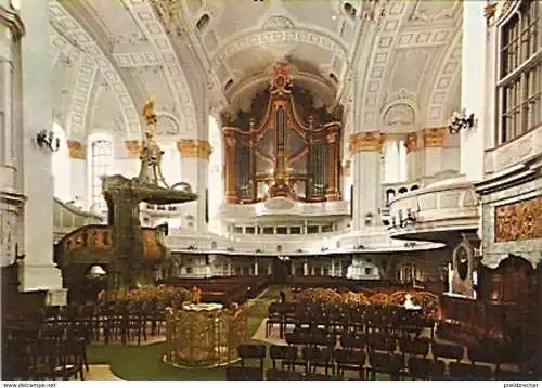 Ansichtskarte Deutschland - Hamburg - Innenansicht der Hauptkirche St. Michaelis (458)