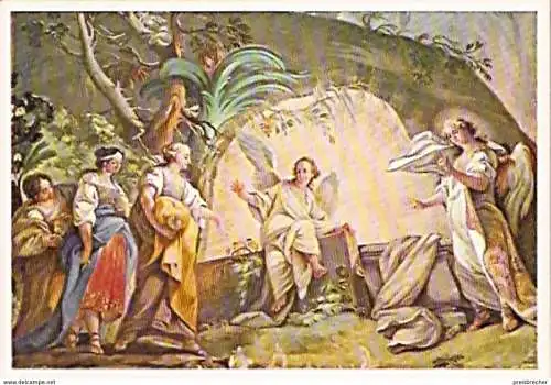 Ansichtskarte Deutschland - Bayern - Ottobeuren - Ausschnitt aus dem Deckenbild (685)