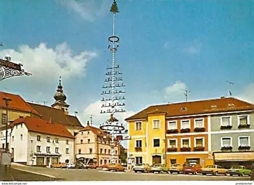 Ansichtskarte Deutschland - Bayern - Oberviechtach - Marktplatz (668)