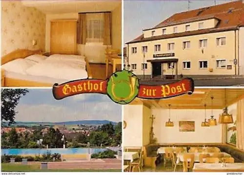 Ansichtskarte Deutschland - Bayern - Oberviechtach - Gasthof zur Post (400)