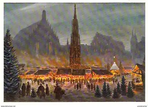 Ansichtskarte Deutschland - Bayern - Nürnberg - Christkindlesmarkt (563)
