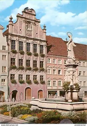 Ansichtskarte Deutschland - Bayern - Landsberg am Lech - Rathaus (1106)