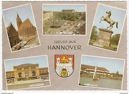 Ansichtskarte Deutschland - Niedersachsen - Hannover - Mehrbildkarte (55)