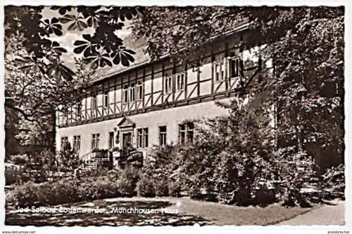 Ansichtskarte Deutschland - Niedersachsen - Bodenwerder - Münchhausen Haus (84)