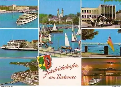 Ansichtskarte Deutschland - Baden-Württemberg - Friedrichshafen - Mehrbildkarte (727)