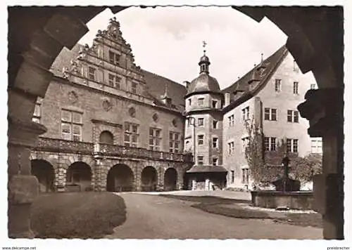Ansichtskarte Deutschland - Baden-Württemberg - Weikersheim - Schloßhof (1008)