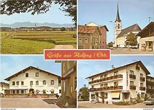 Ansichtskarte Deutschland - Bayern - Halfing / Oberbayern - Gasthof Kern (1158)