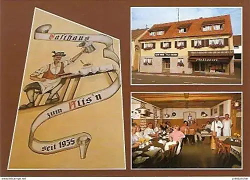 Ansichtskarte Deutschland - Bayern - Eslarn - Gasthof \"Zum Alis\'n\" (409)