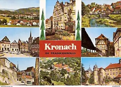 Ansichtskarte Deutschland - Bayern - Kronach im Frankenwald - Mehrbildkarte (902)