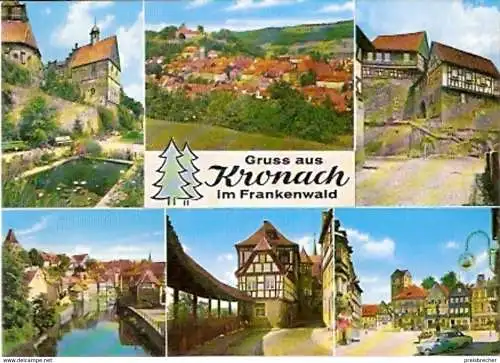 Ansichtskarte Deutschland - Bayern - Kronach im Frankenwald - Mehrbildkarte (901)