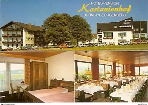 Ansichtskarte Deutschland - Bayern - Brünst / Georgenberg - Hotel Kastanienhof (830)