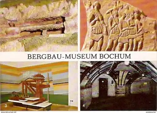 Ansichtskarte Deutschland - Nordrhein-Westfalen - Bochum / Bergbau Museum - Mehrbildkarte (812)