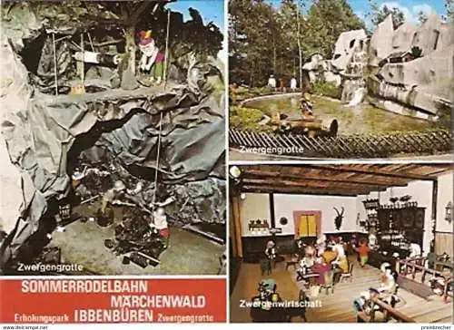 Ansichtskarte Deutschland - Nordrhein-Westfalen - Ibbenbüren - Märchenwald - Zwerge (554)