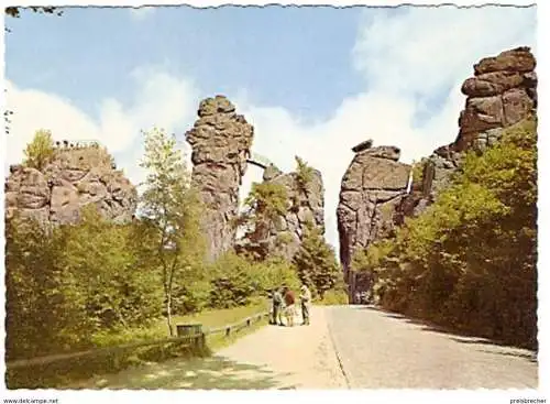 Ansichtskarte Deutschland - Nordrhein-Westfalen - Horn-Bad Meinberg - Externsteine im Teutoburger Wald (101)