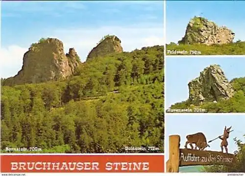 Ansichtskarte Deutschland - Nordrhein-Westfalen - Bruchhauser Steine im Sauerland (612)