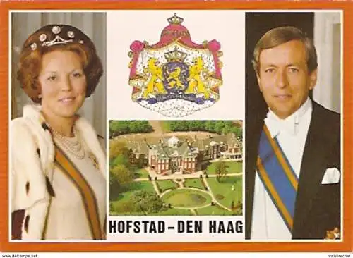 Ansichtskarte Niederlande - Den Haag - Königin Beatrix und Prinz Klaus (385)