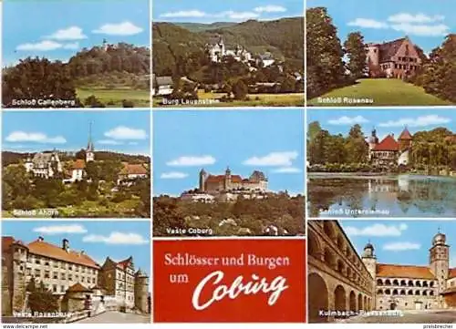 Ansichtskarte Deutschland - Bayern - Coburg - Schlösser und Burgen (861)