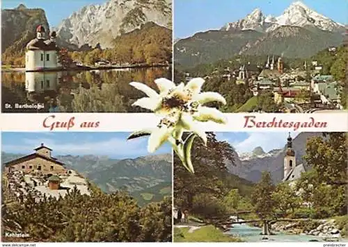 Ansichtskarte Deutschland - Bayern - Berchtesgaden - St.Barholomä, Kehlstein, Ramsau... (1131)