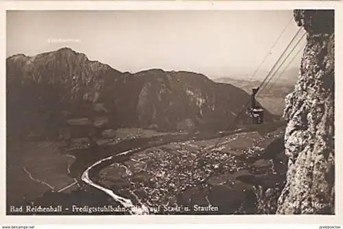 Ansichtskarte Deutschland - Bayern - Bad Reichenhall - Predigtstuhlbahn, Stadt, Staufen (253)