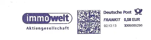 Freistempel 3D05005290 - immwowelt Aktiengesellschaft (#1157)