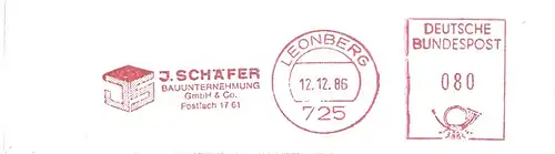 Freistempel Leonberg -  JS - J. Schäfer Bauunternehmung (#1183)