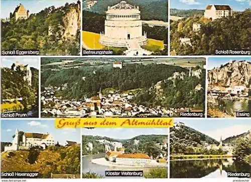 Ansichtskarte Deutschland - Bayern - Altmühltal - Mehrbildkarte (721)