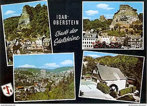 Ansichtskarte Deutschland - Rheinland-Pfalz - Idar-Oberstein / Stadt der Edelsteine - Mehrbildkarte (1286)