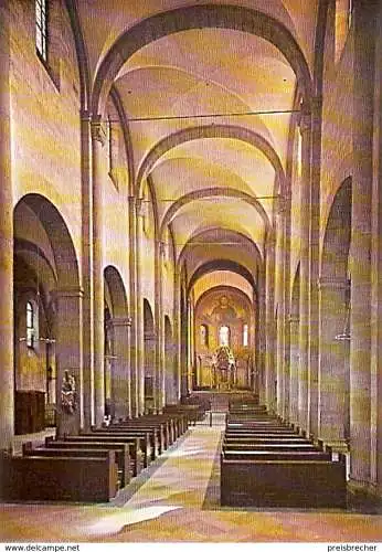 Ansichtskarte Deutschland - Rheinland-Pfalz - Maria Laach - Inneres der Basilika (1255)