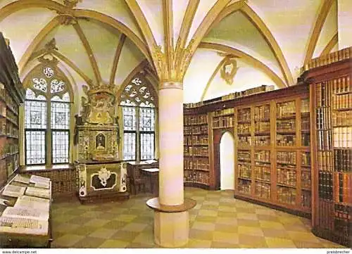 Ansichtskarte Deutschland - Rheinland-Pfalz - Bernkastel-Kues - St. Nikolaus-Hospital - Cusanusstift - Privatbibliothek des Cusanus (1203)