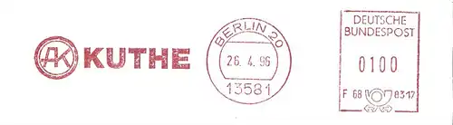 Freistempel F68 8317 Berlin - AK KUTHE (#1337)