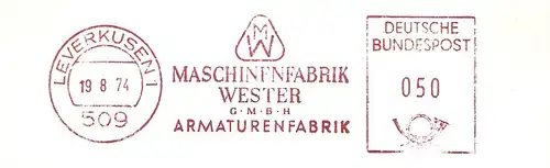 Freistempel Leverkusen - Maschinenfabrik Wester GmbH - Armaturenfabrik (#1549)
