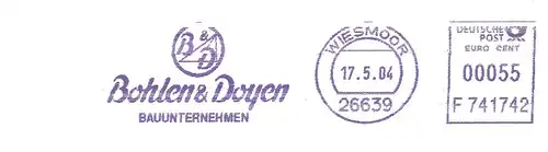 Freistempel F741742 Wiesmoor - Bohlen & Doyen - Bauunternehmen (#1564)
