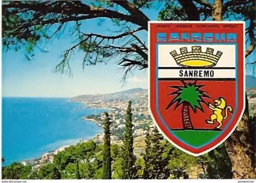 Ansichtskarte Italien - San Remo - Wappenkarte (189)