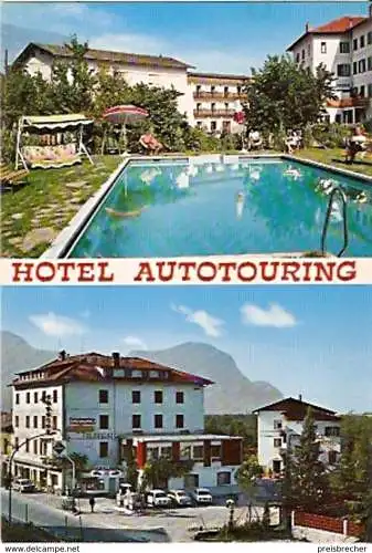 Ansichtskarte Italien - Laag - Südtirol - Hotel \"Autotouring\" (128)