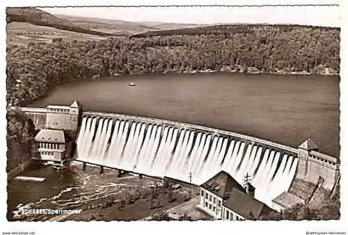 Ansichtskarte Deutschland - Hessen - Edersee - Sperrmauer - Edertalsperre (1344)