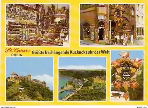 Ansichtskarte Deutschland - Rheinland-Pfalz - St. Goar - Größte frei hängende Kuckucksuhr (482)