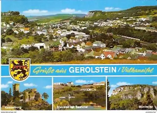 Ansichtskarte Deutschland - Rheinland-Pfalz - Gerolstein / Vulkaneifel - Mehrbildkarte (620)