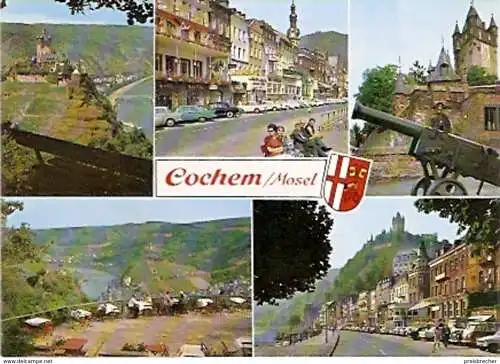 Ansichtskarte Deutschland - Rheinland-Pfalz - Cochem / Mosel - Mehrbildkarte (741)