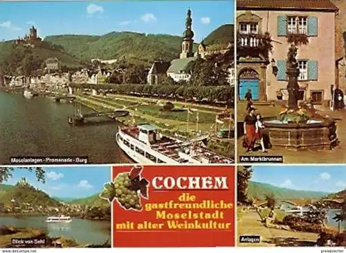 Ansichtskarte Deutschland - Rheinland-Pfalz - Cochem - Mehrbildkarte (751)