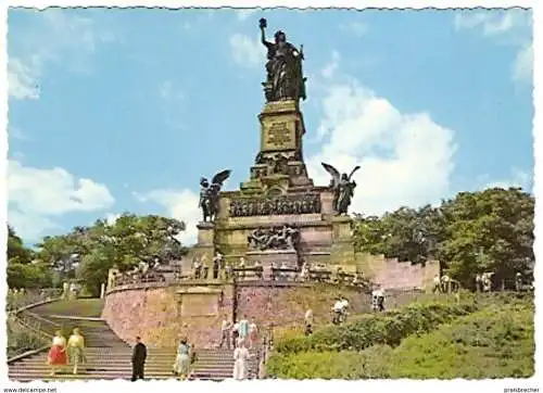 Ansichtskarte Deutschland - Hessen - Rüdesheim - Niederwalddenkmal (103)